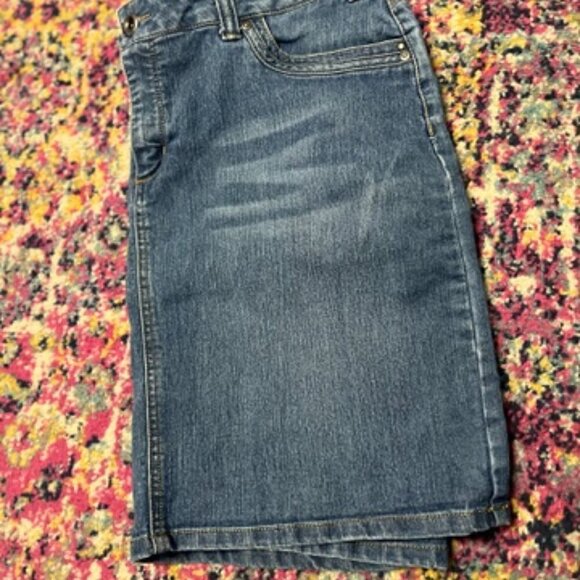 0324-02 Sonoma Denim Skirt Jean Skirt Size 16 - Picture 2 of 3